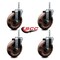 Service Caster 5 Inch High Temp Glass Filled Nylon Wheel Swivel 34 Inch Threaded Stem Caster Set SCC-TS20S514-GFNSHT-34212-4 - alternate 3